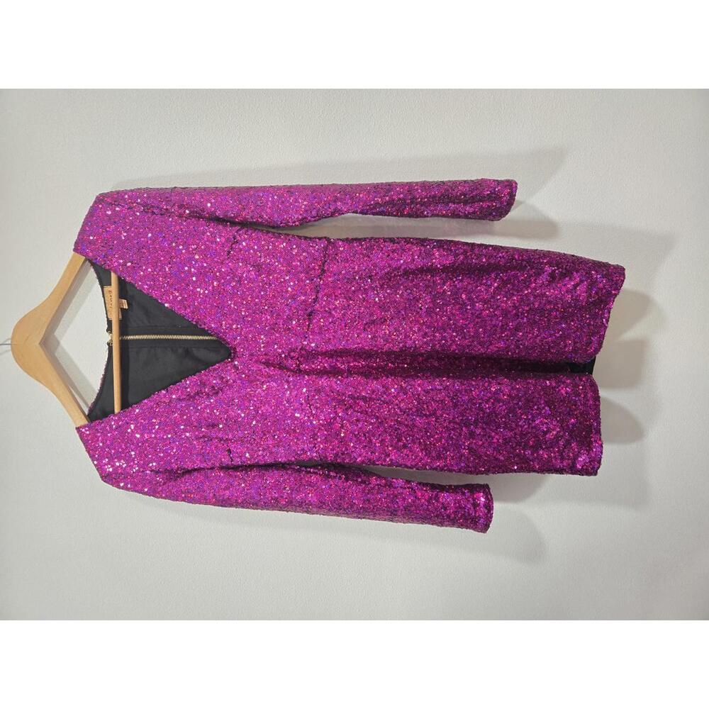 Shop17 Sparkling Purple Sequin Party New Years Dress Large